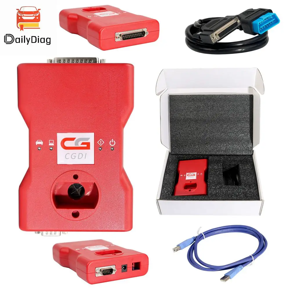 

CGDI Prog for BMW MSV80 Power FEM/EDC 3 IN 1 Auto Key Programmer Diagnosis Tool IMMO Security Function Free 8 Foot Clip