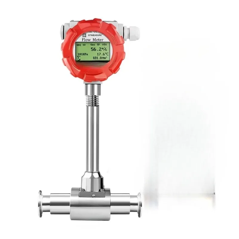 Clamp Connection High Accuracy  Flow Meter with Temperature and Pressure Compensation for Liquid and  Measuring
