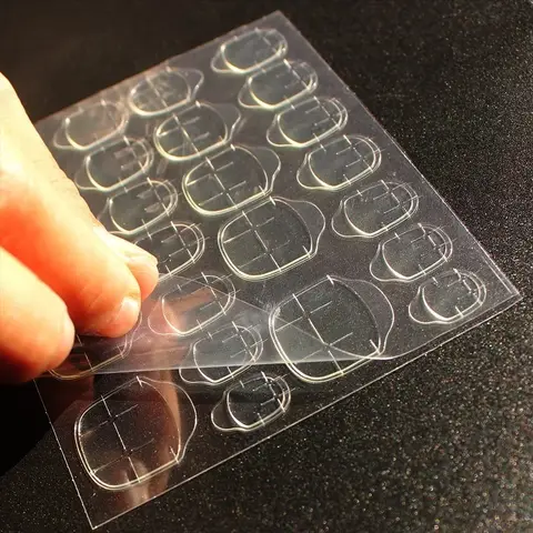 Autocollants adhésifs Double face pour faux ongles, 6000 pièces, imperméables, respirants, transparents, colle, gelée, pointes d'ongles, outils de bricolage
