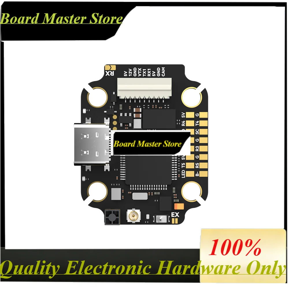 BoaMasMiFlight Borg Mini F7 Flight Controller Built-in ELRS 2.4GHz Receiver 4-8S For FPV