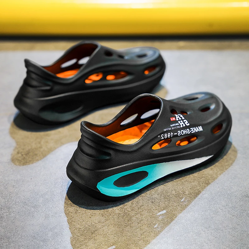 Herren Sommer Outdoor Sport Rutschfeste Thi Bot Sensation Fahr- und Strandsandalen Leicht zu Tragen Komfortables EVA-Material