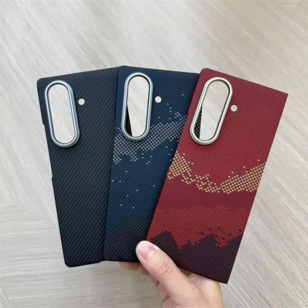 

Genuine Real Aramid Carbon Fiber Slim Case For Samsung Galaxy Z Fold7 Magsafe Hard Cover