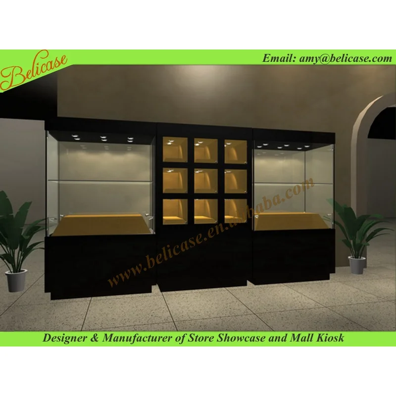 （customized）Museum Display Showcase Virtu Wall Cabinet Exhibition