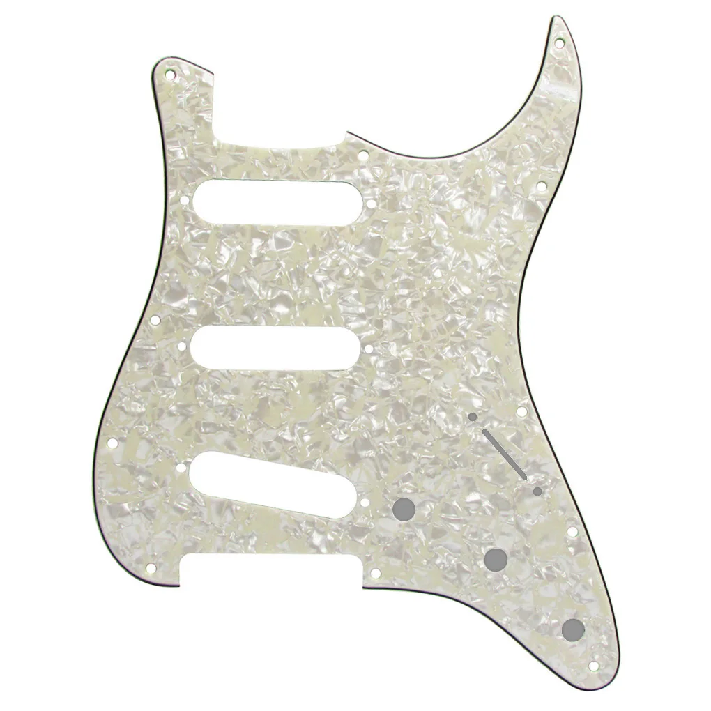 FLEOR SSS 11-Loch-Gitarren-Schlagbrett ST-Kratzplatte mit Schrauben für Gitarrenzubehör, 13 Farben zur Auswahl – Detail 13