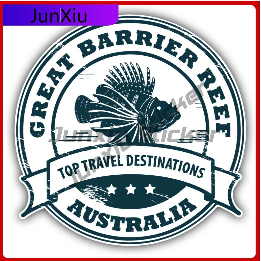 

Great Barrier Reef Trendy Top Quality Waterproof Creative Truck Decal Vinyl Car Laptop Window Bumper Auto Exterior Gift Decor