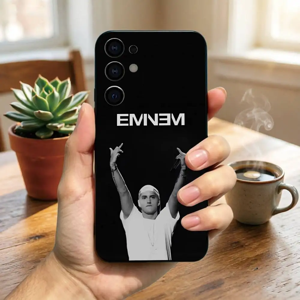 R-Rapper E-Eminem Phone Case For Samsung S25,S24,S21,S22,S23,S30,Ultra,S20,Plus,Fe,Lite,Note,10,Black Cover Gift