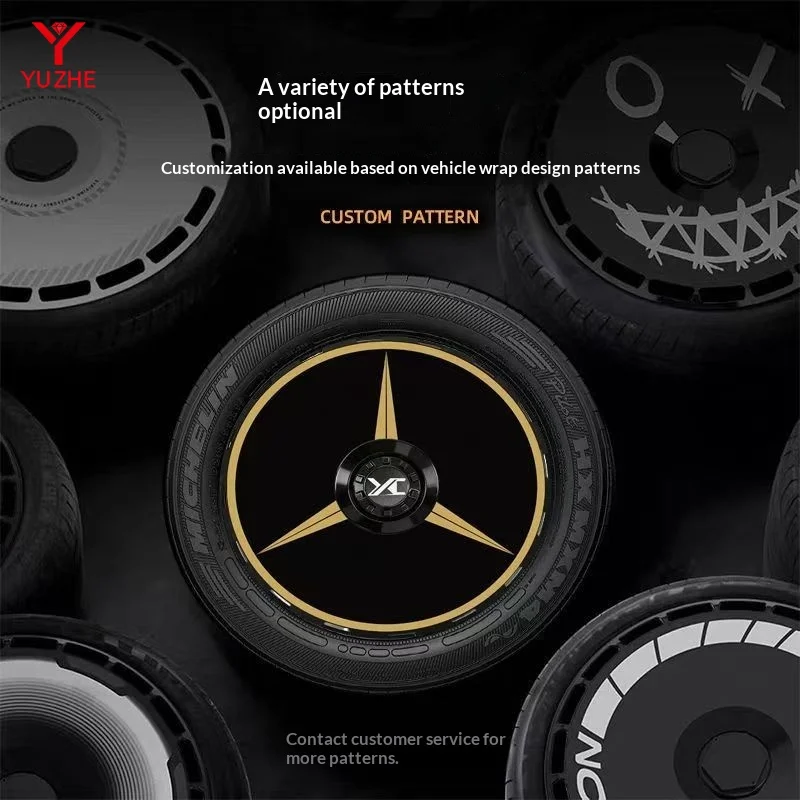 For Jetour T2 Customizable Wheel Hub Cap Personalized Modification with Custom Pattern Design Unique Styling Car Accessories