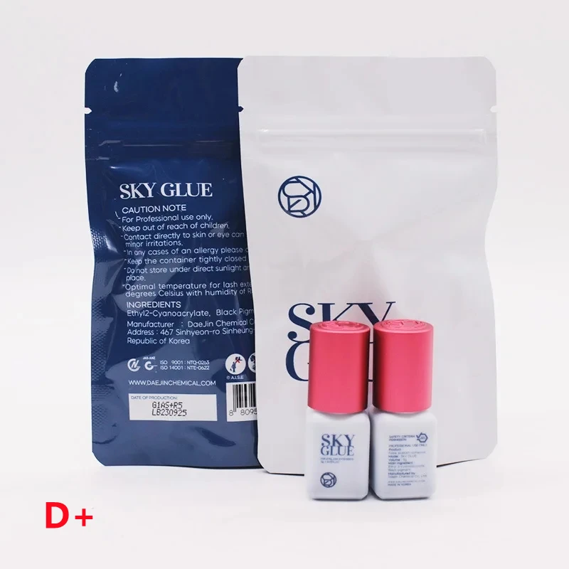 5 ml Korea Sky D+ Kleber Wimpernverlängerungs-Transplantatkleber 2 Sekunden schnell trocknend geruchsarm, keine Reizung, 5–6 Wochen langlebig – Detail 1