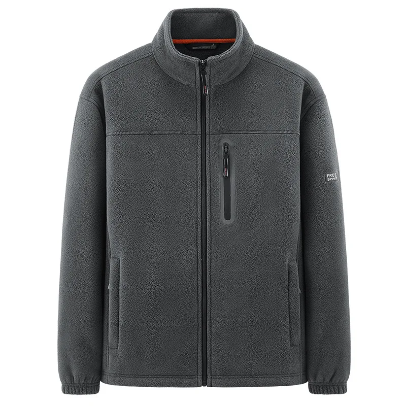Men's brand winter wool jacket, casual jacket, 2025 autumn-winter new men's fleece jacket, sweatshirt, coat, insulated parka
