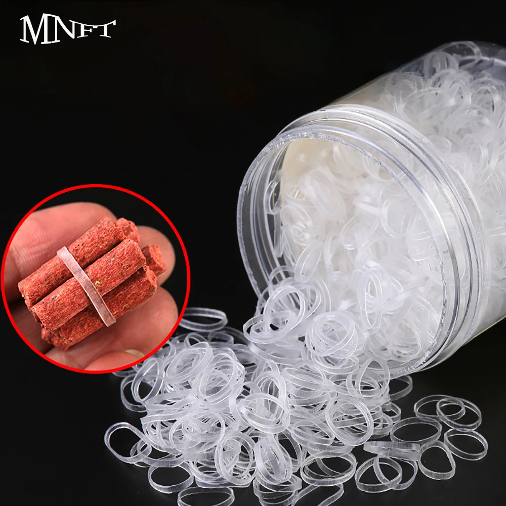 Mnft-حلقات مطاطية لصيد الطعم والكارب ، baitband شفافة ، بيليه ، 30g