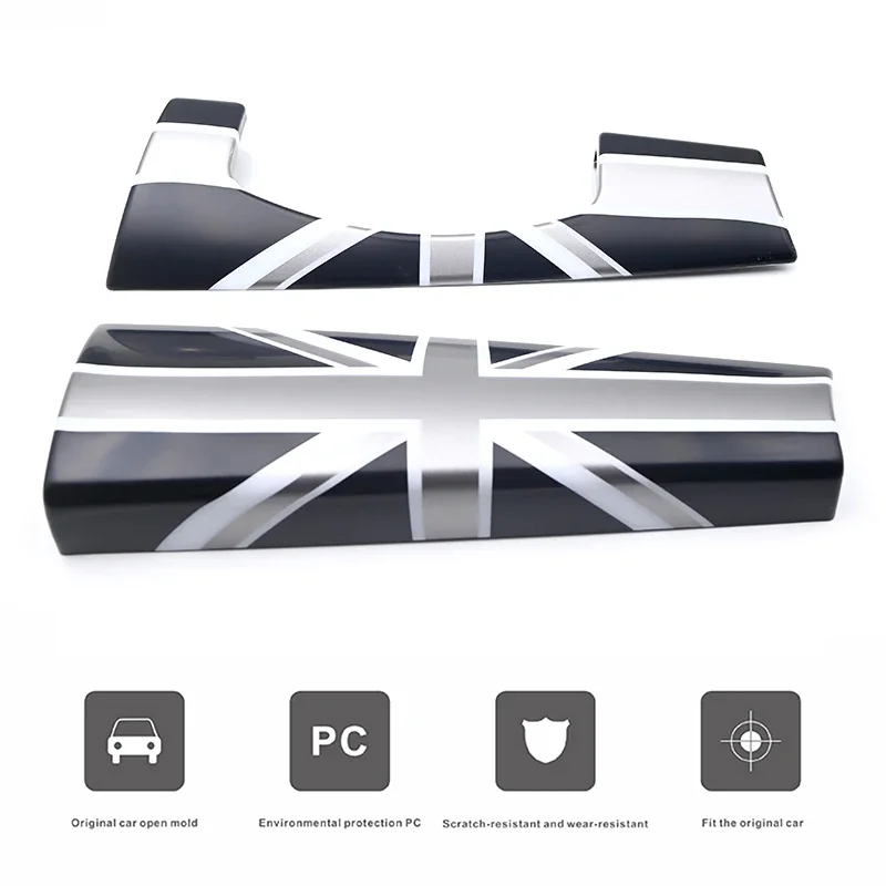 The Black Flag Car Dashboard Trim Panel Cover Sticker Case Interior For Mini Cooper S One F55 F56 F57 Car-Styling Accessories