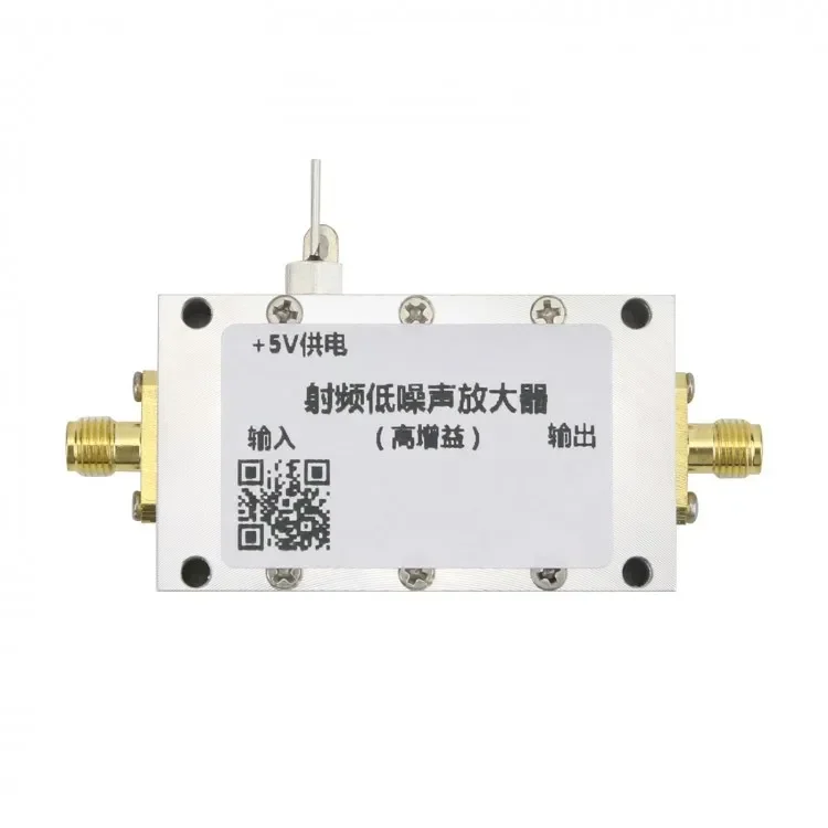 

2026 0.01-4G RF Low Noise Amplifier LNA Amplifier 40DB +5V Powered For UHF VHF GPS Spectrum Analyzer