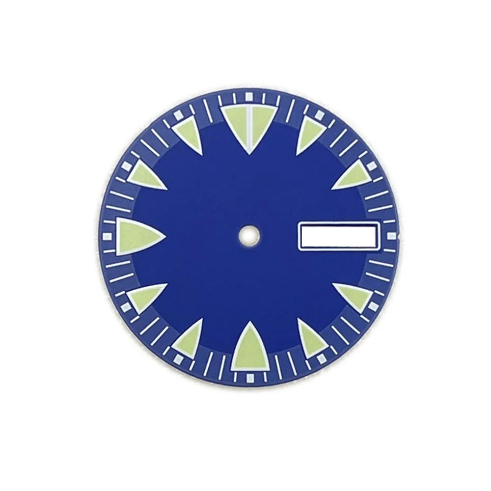 

28.5mm Watch Dial for NH36 NH36A Movement Modified Part Green Luminous Mechanical Watch Face Accessories