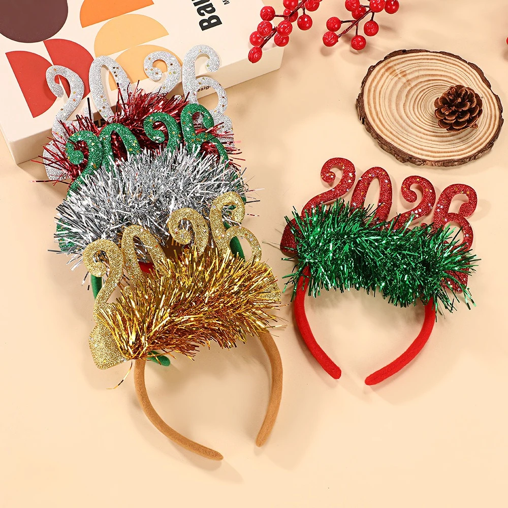 

New 2026 Christmas Headband Decoration Creative Headband Christmas Party Decoration Photography Christmas Decoration 크리스마스