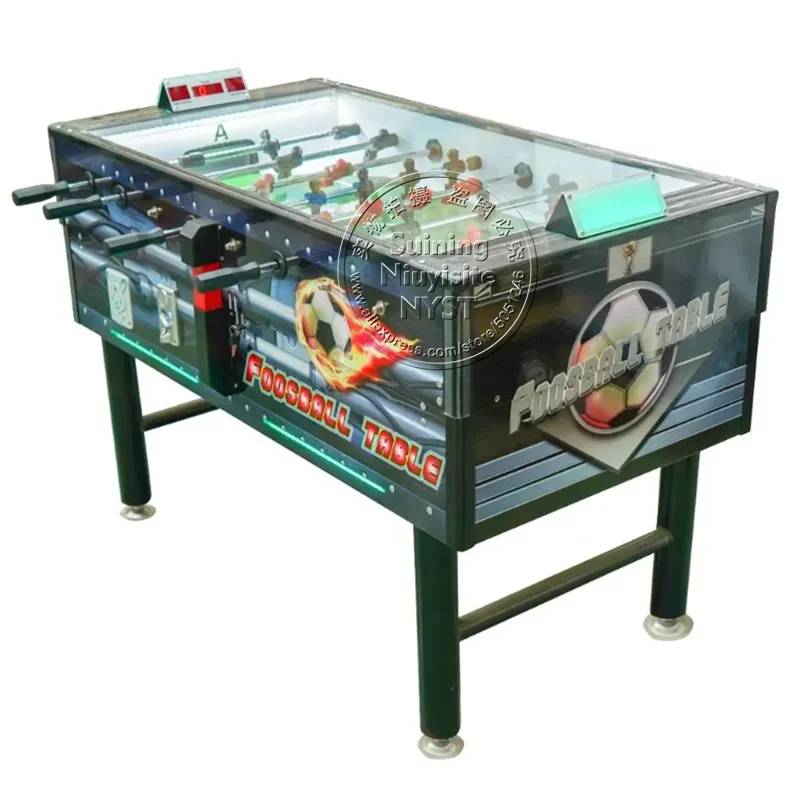 2 Players Fun Football Foosball Soccer Table Machine Game Center Amusement Park Family Home Sports Coin Operated Arcade Machines