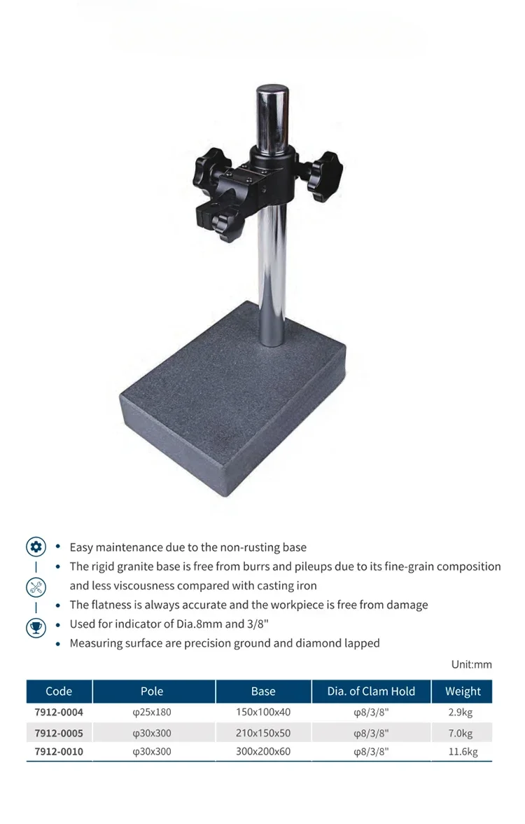 Precision Marble Granite Comparator Stand 150*100*40 Dial Indicator