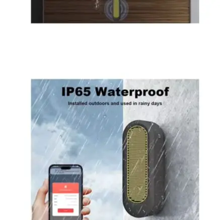 WiFi For Smart Rain Detection Sensor IP65 Wireless Water Leak Alarm For Home Automation System Outdoor Roof Gutter Monitoring To