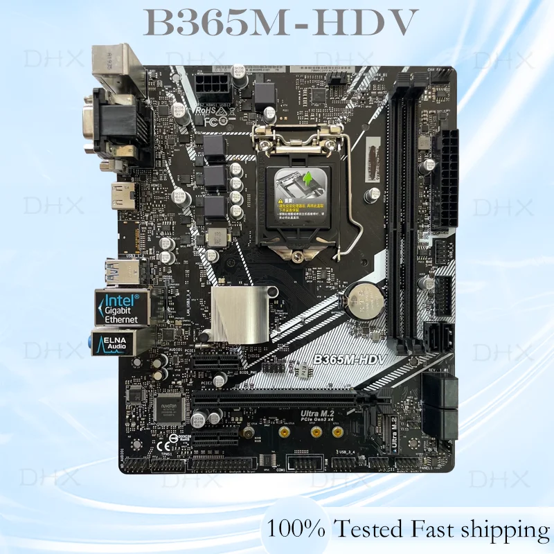For Asrock B365M-HDV Motherboard LGA 1151 DDR4 64GB Micro ATX Mainboard 100% Tested Fully Work be shipp quickly DH