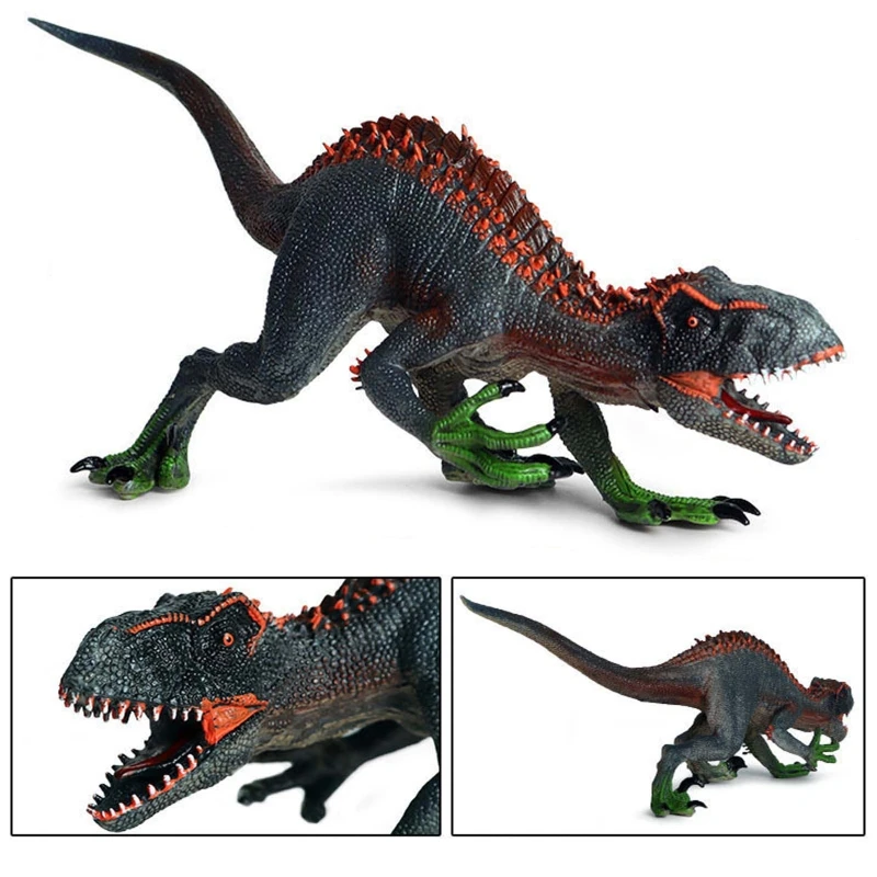 Dinossauro Jurassiced Indominus Tyrannosaurus Figure Dinosaur Model Kids Toy G99C