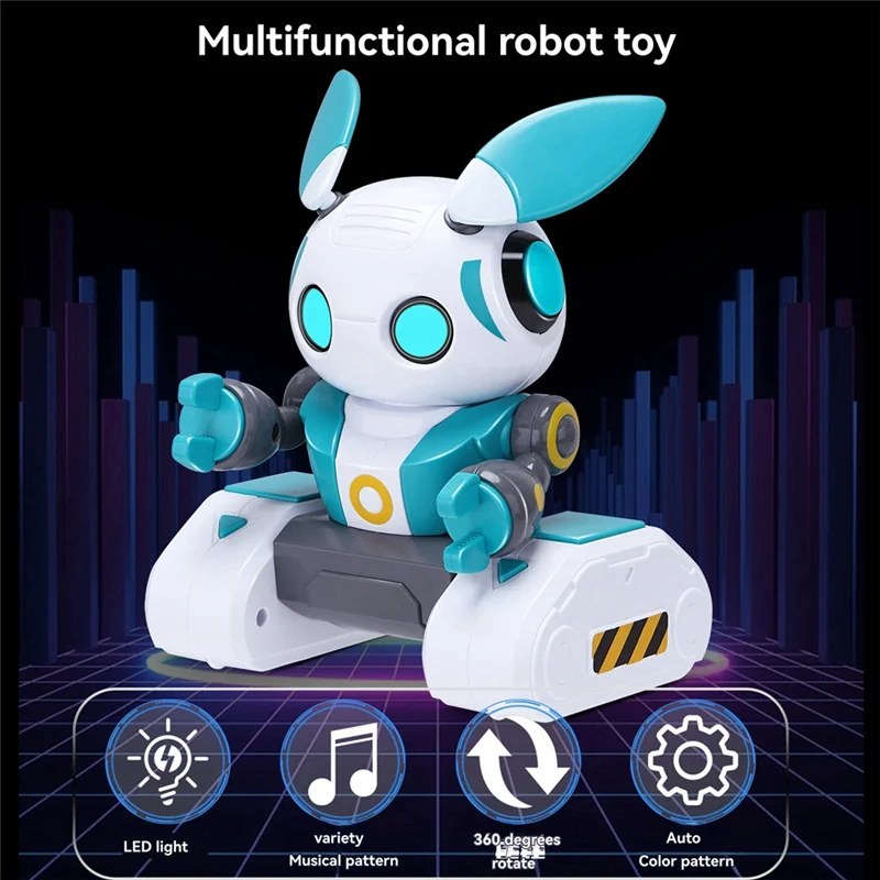 

Игрушка-робот Ai, игрушка-робот с распознаванием жестов, перезаряжаемый детский радиоуправляемый интеллектуальный робот-игрушка-робот с дистанционным управлением