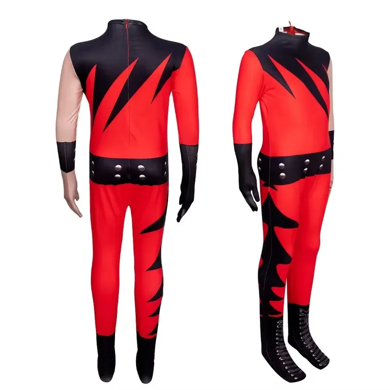 1997 سوبر ستار المصارع طقم ملابس الاطفال الطفل ملابس ضيقة هالوين بذلة WWE كين تأثيري قناع البدلة lf[5