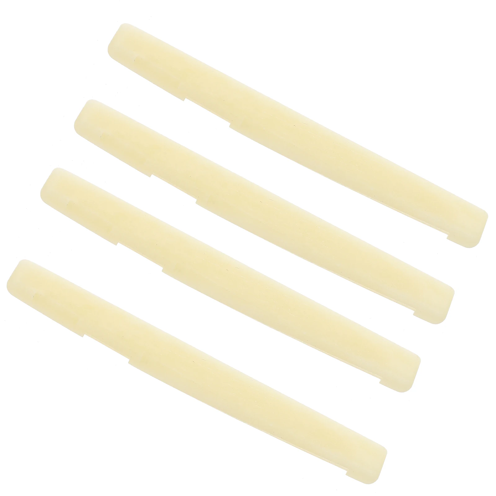 

4 Pcs Guitar off Nut and Saddle Replacement Acoustic Parts Saddles Bone