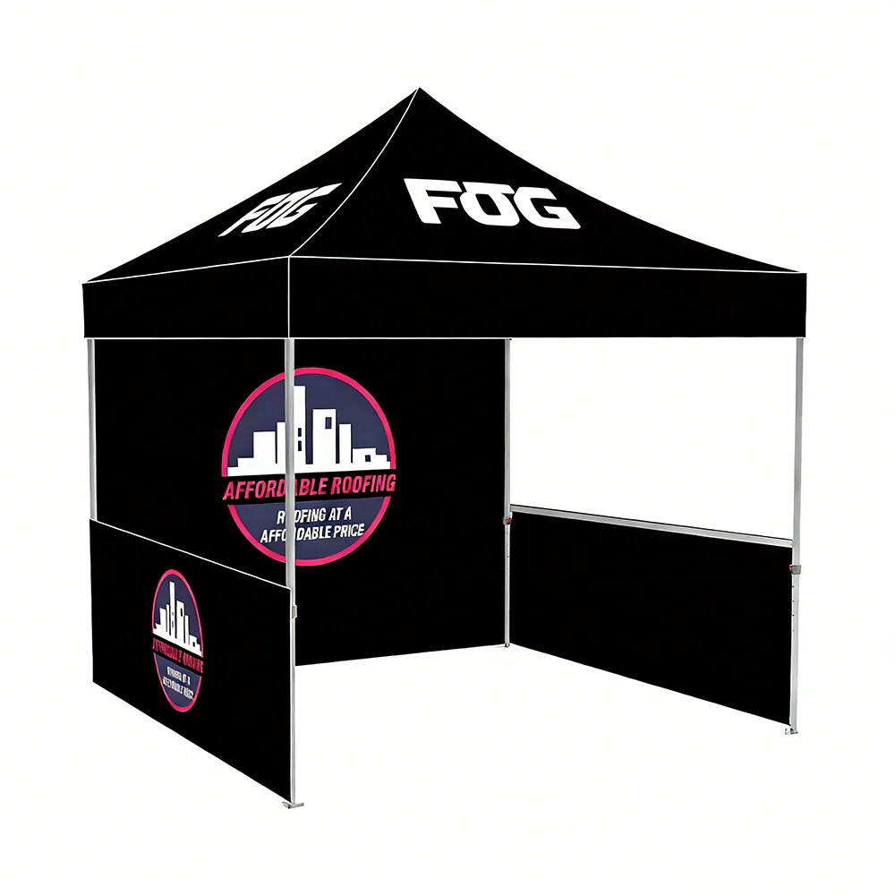 CustomizableInstant Custom Printed Canopy Tent High-Visibility Advertising Promotional Pop up Delivering Complete Outdoor Event