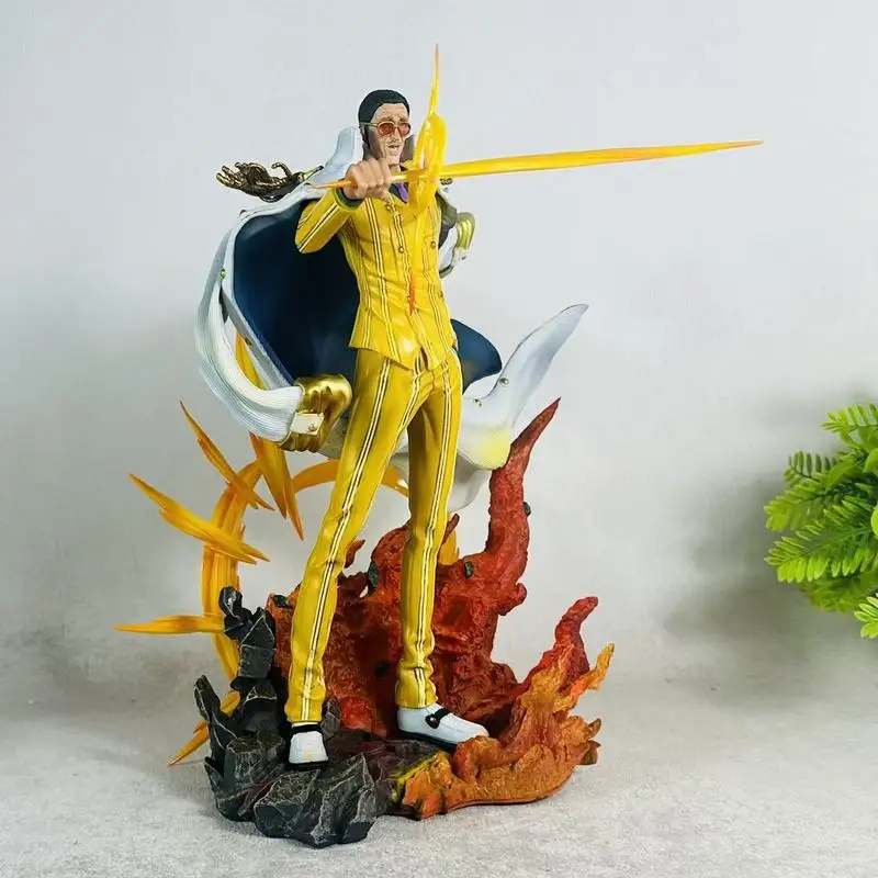 

One Piece Kizaru Borsalino Anime Figure Three Major Generals Of The Navy Borsalino Pvc Luminous Statue Collection Model Gift Toy