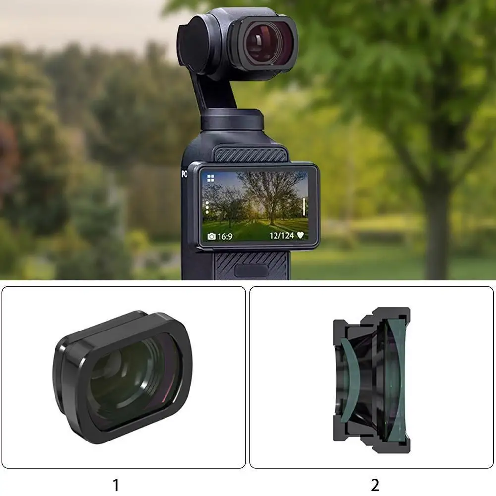 

Magnetic Camera Macro Lens Filter For DJI OSMO Pocket 3 10X Super Clear With HD Optical Glass And Aluminum Frame Len Accessories