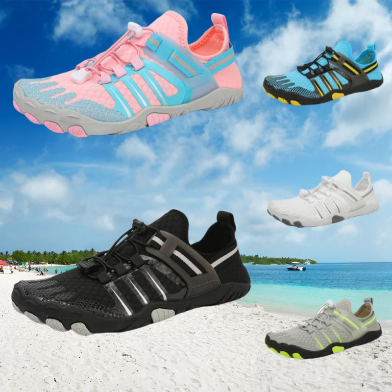 

New Arrival Water Shoes Qiuck-Dry Aqua Shoes Men Women Outdoor Beach Swimming Wading Breathable Five-Finger Sneakers