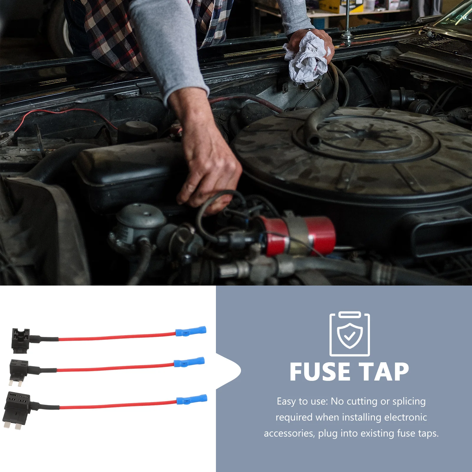 

6Pcs Inline Fuse Holder Assortment Heavy Duty Nylon Tinned Copper Car Truck Atv Utv Boat Motorcycle Snowmobile Dc Application