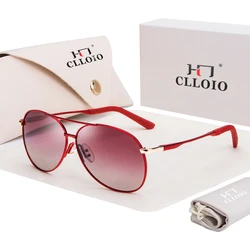 CLLOIO Polarized Sunglasses Women Brand Designer Sun Glasses For Ladies Female Shade Driving Anti-glare Vintage Oculos De Sol