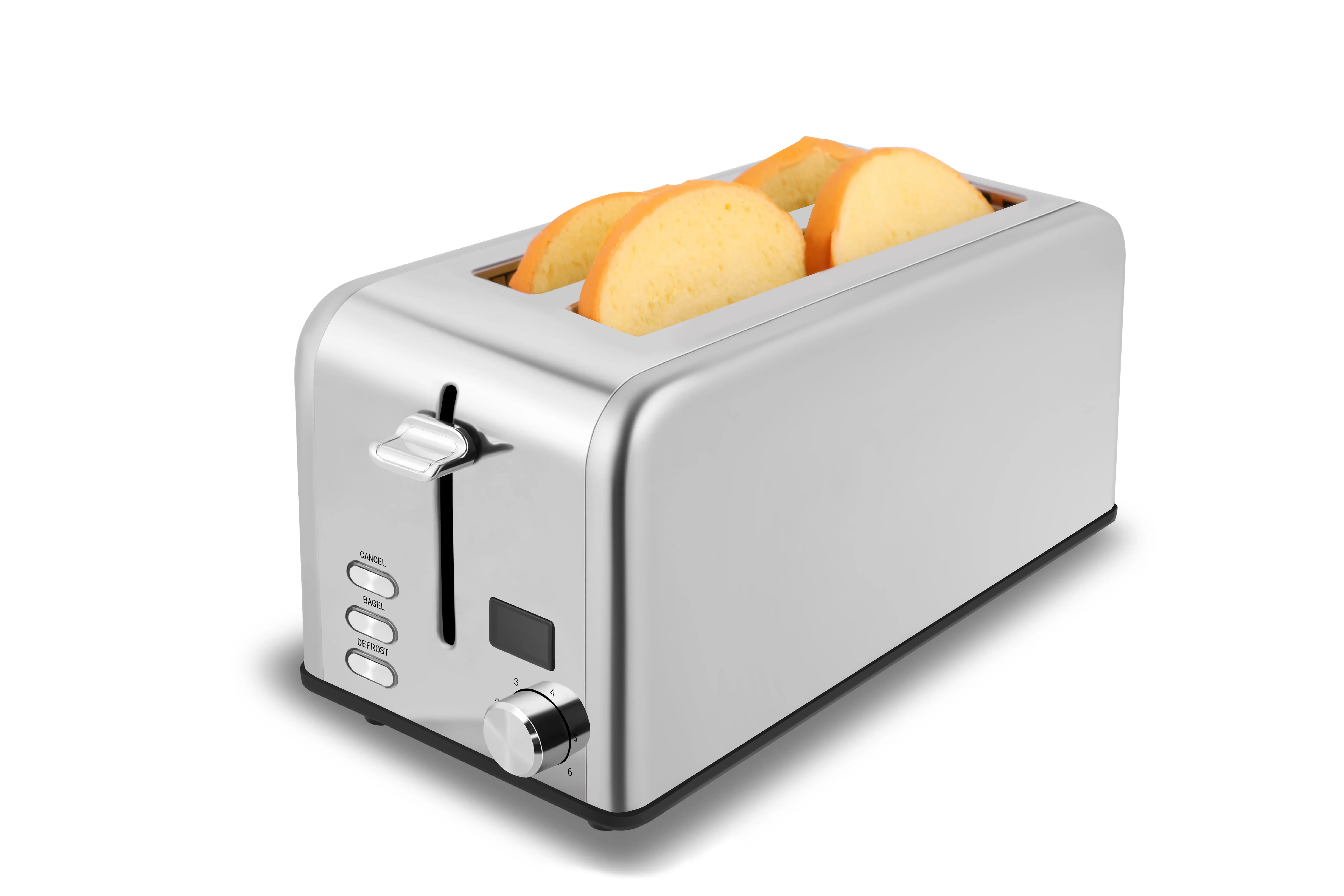 محمصة خبز من الفولاذ المقاوم ل - مراجعة Toaster 4 Slice وسعره