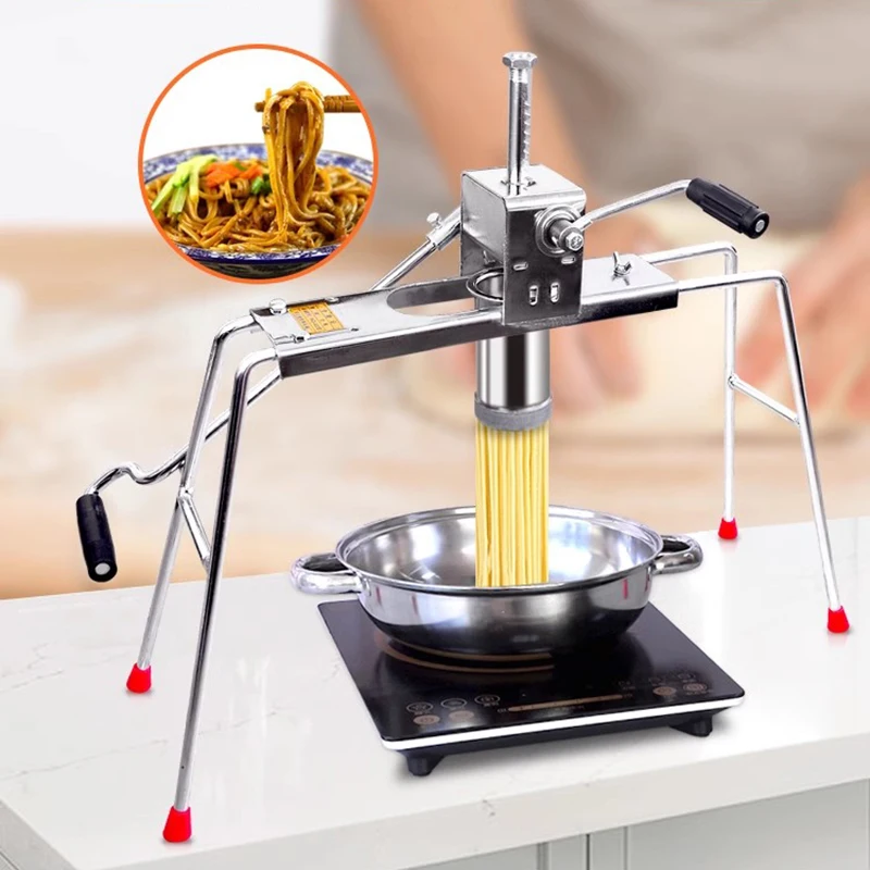 Handmatige Meelnoedelmaker Machine Huishoudelijke Commerciële Pers Deeg Groot Hotel Nieuwe Multifunctionele Verse Koude Desktop Tools