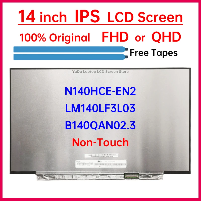 14 Inch LCD Screen LM140LF3L03 N140HCE-EN2 B140QAN02.3 For Asus ZenBook UX425 UX425E UX425J UX425U Display Matrix Panel No-Touch