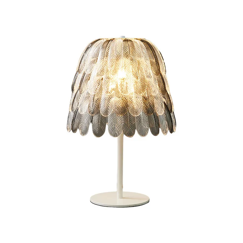 

Living room lamp creative personality room lamp modern feather study lamp