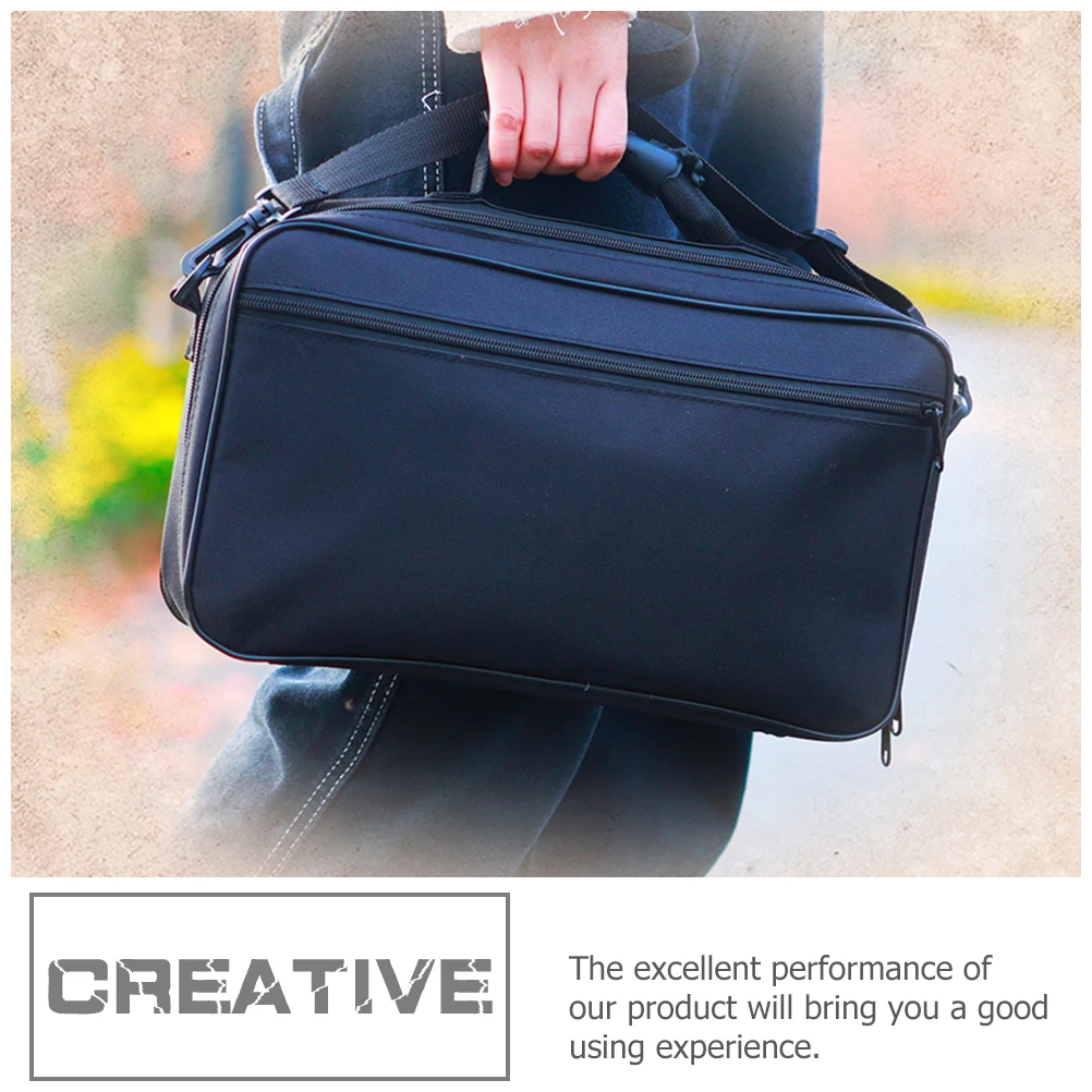 

Waterproof Oxford Cloth Single Shoulder Large Capacity Dustproof Durable Instrument Storage Pouch Front Pocket Portable Carrier