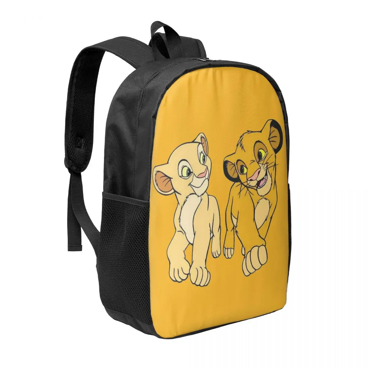 Custom Lion King Simba Travel Backpack Women Men School Computer Bookbag College Student Daypack Bags