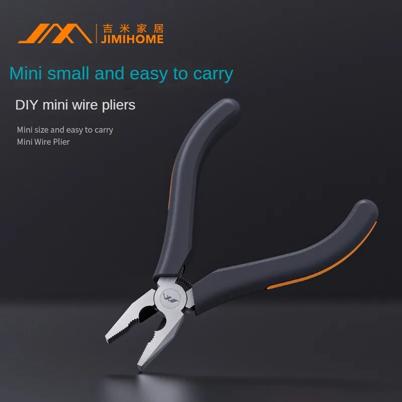 JIMIHOME Household Mini Pliers Lineman/diagonal/round Nose/curved Nose Pliers Multifunctional Universal Electrician Tool