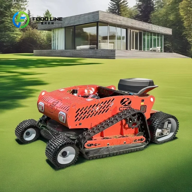 Customized Garden Remote Control Lawn Mower, Electric Start RC Grass Cutter, Compact Zero Turn Mower for Backyard Lawn Care