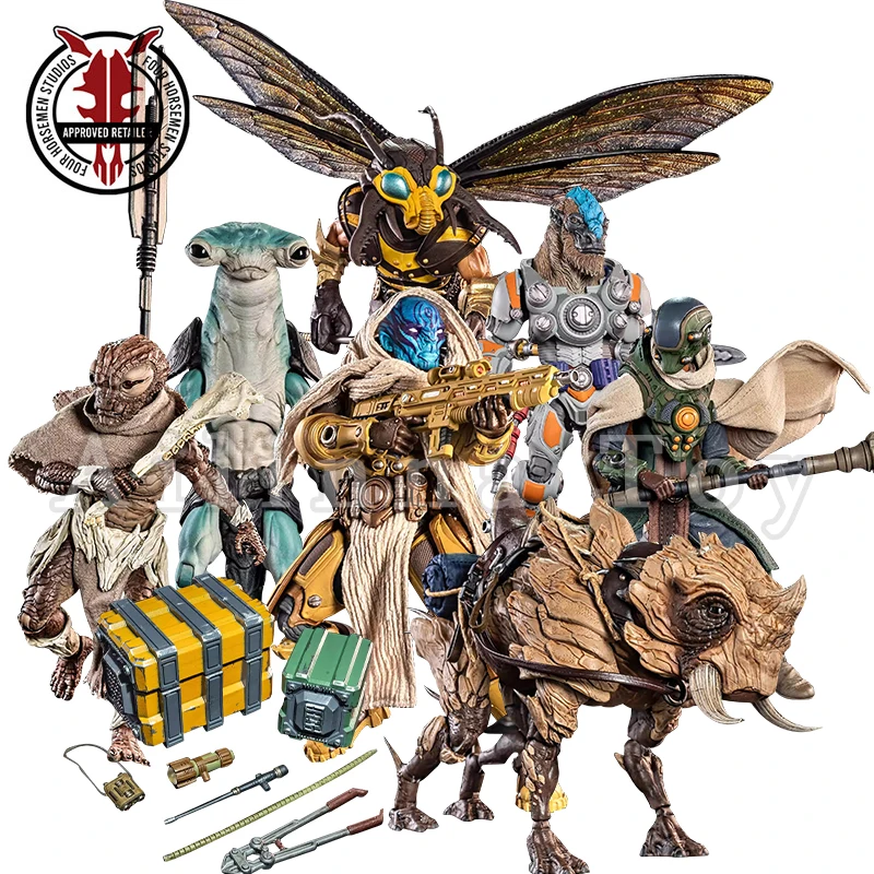 

[Pre-Order]Four Horsemen Studio Mythic Legions 1/12 6inches Action Figure Cosmic Legions Oxkrewe Book Two Harrow Zone