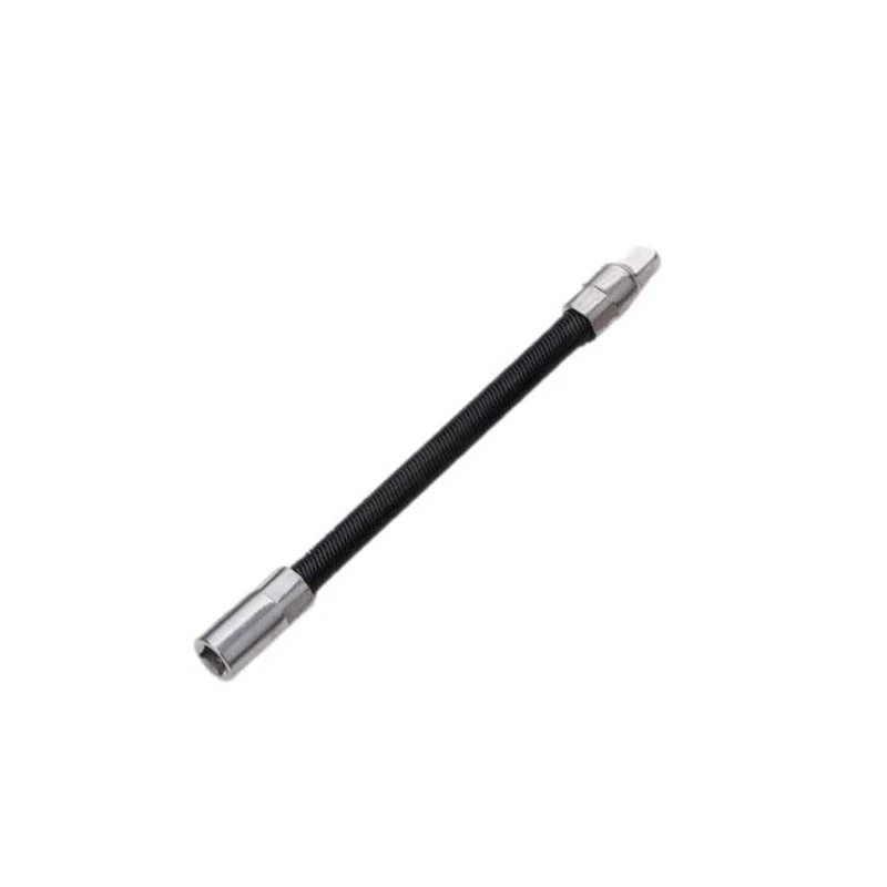 652F 1/4 3/8 1/2 Electric Wrench Sleeve Socket Bendable Extension Bar Shaft Hose Tool