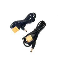 SKYZONE XT60 Plug Male/Female DC Power Cable DC5.5 2.1 Male Plug Glasses Charging Wire Connector for FPV  Racing Drone Battery