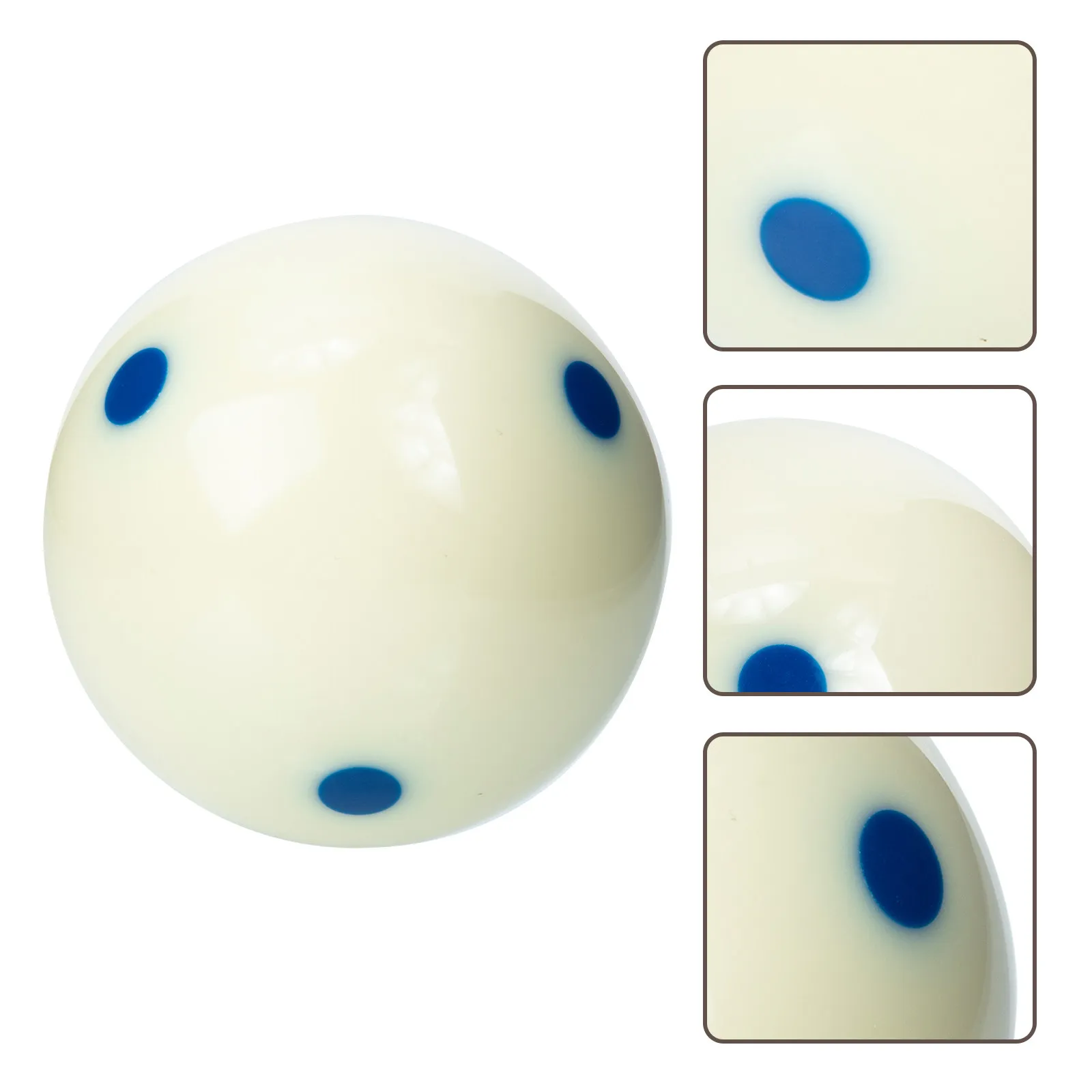 

High Grade Resin Professional Cue Ball Billiard White Ball for Practice Precision Engineered Roundness Wear Resistant Pool Balls