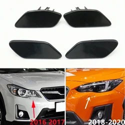 Front Bumper Headlight Washer Spray Nozzle Cover Headlamp Jet Cap Lid For Subaru XV Crosstrek 2016-2020