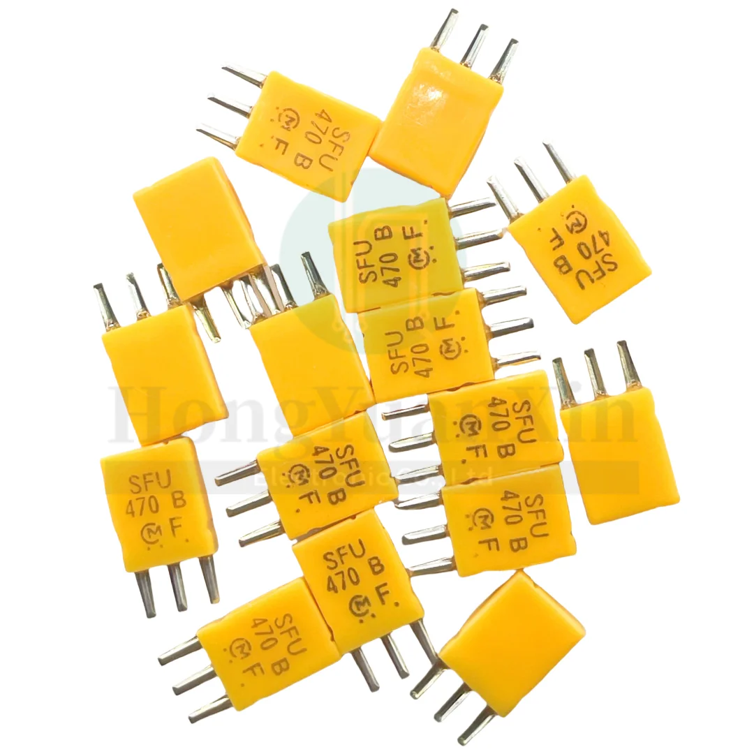 50pcs/imported Murata ceramic crystal SFU470B 470KHZ 470K in-line 2-pin resonator remote controller