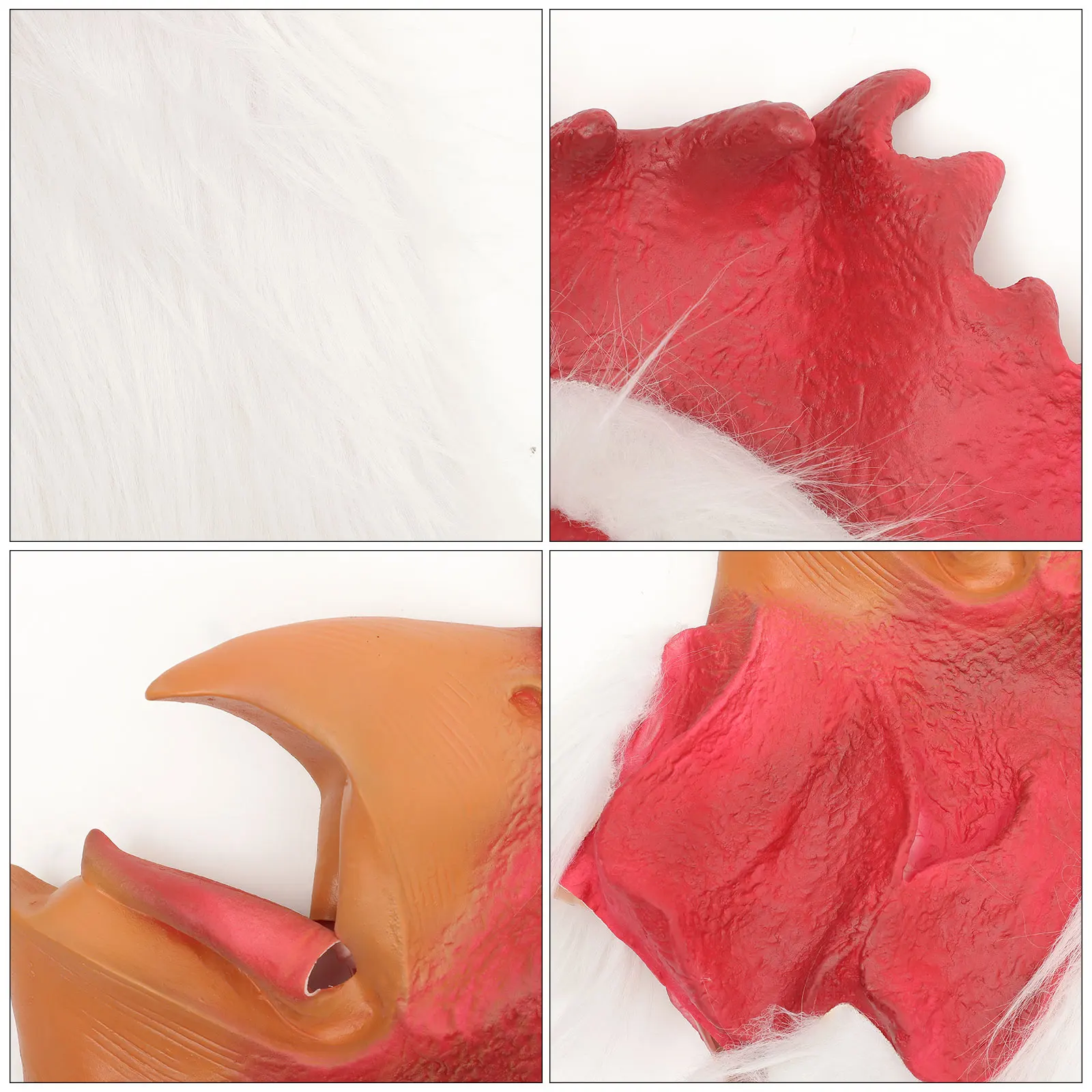 

1pc Rooster Head Halloween Party Cosplay Comfortable Lightweight Face For Carnival Costume Festival Rooster