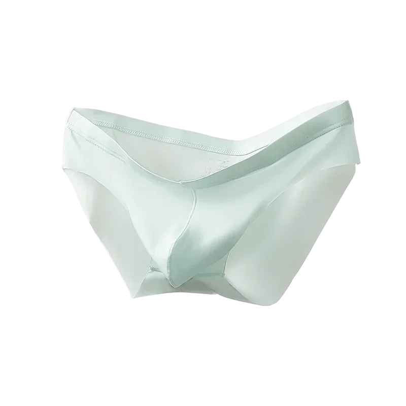 5PCS Men's underwear, men's summer sexual charm, ice silk, low-waist, triangular underpants, 2