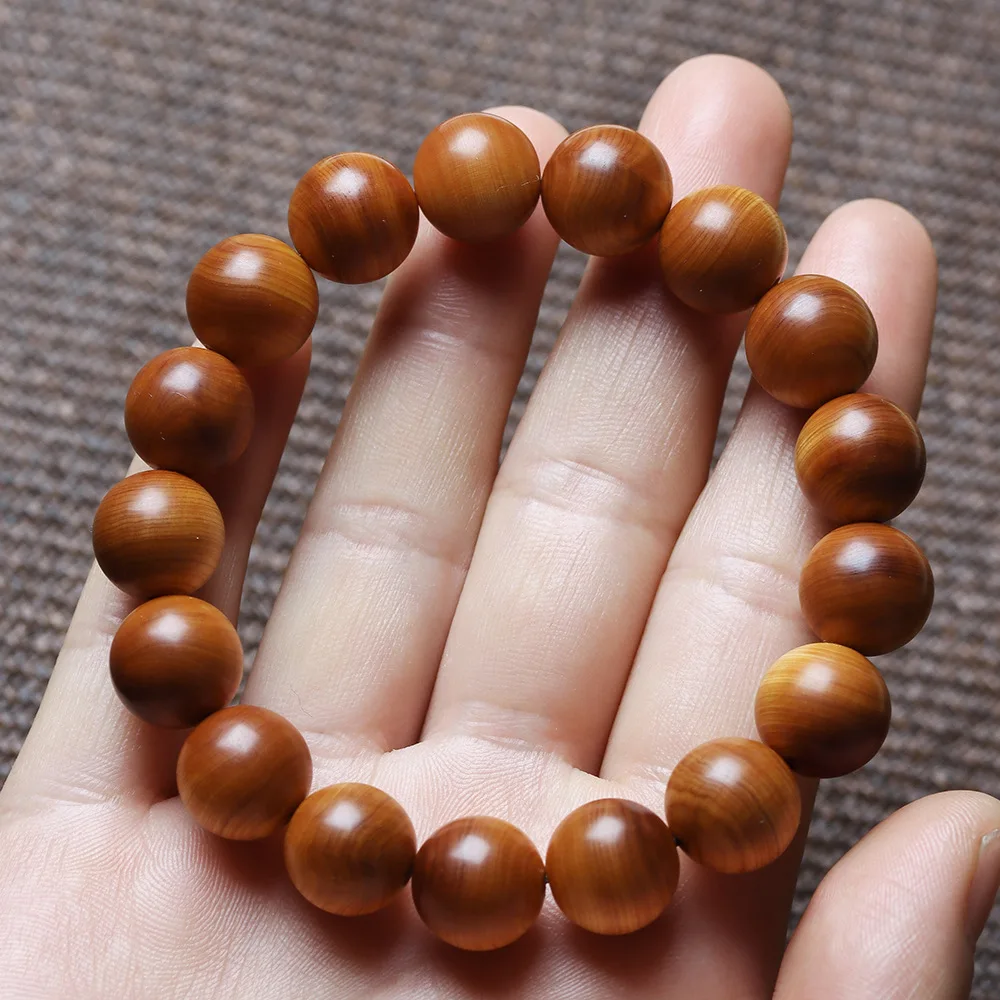 1.2 Round Shape Beads Wooden Crafts Men Women Bracelets Buddha bead Handstring Player