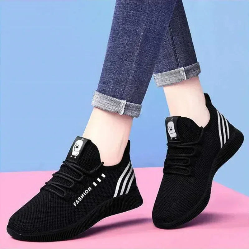 2024 Fashion Women Casual Sports Shoes Woman Breathable Mesh Platform Sneakers Mesh Shoes Tenis Feminino Women Zapatos Mujer